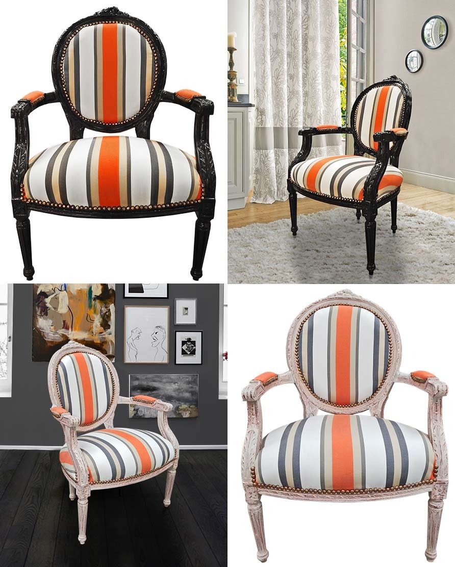  Louis XVI armchair new collection graphic chic trend Royal Art Palace